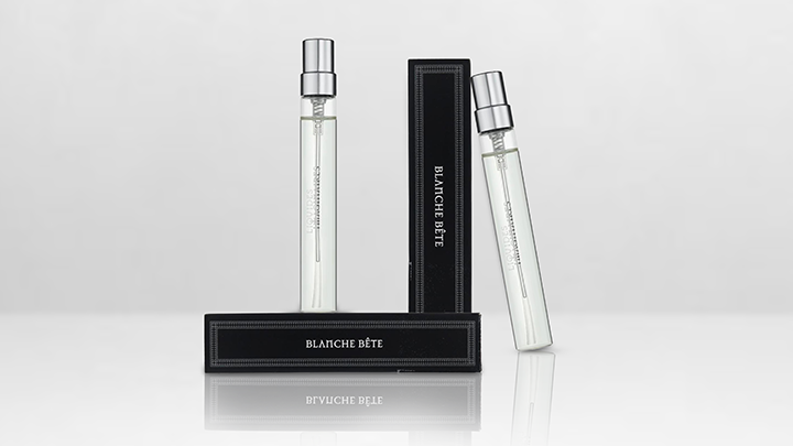 Image of a complimentary travel size Blanche Bete EDP